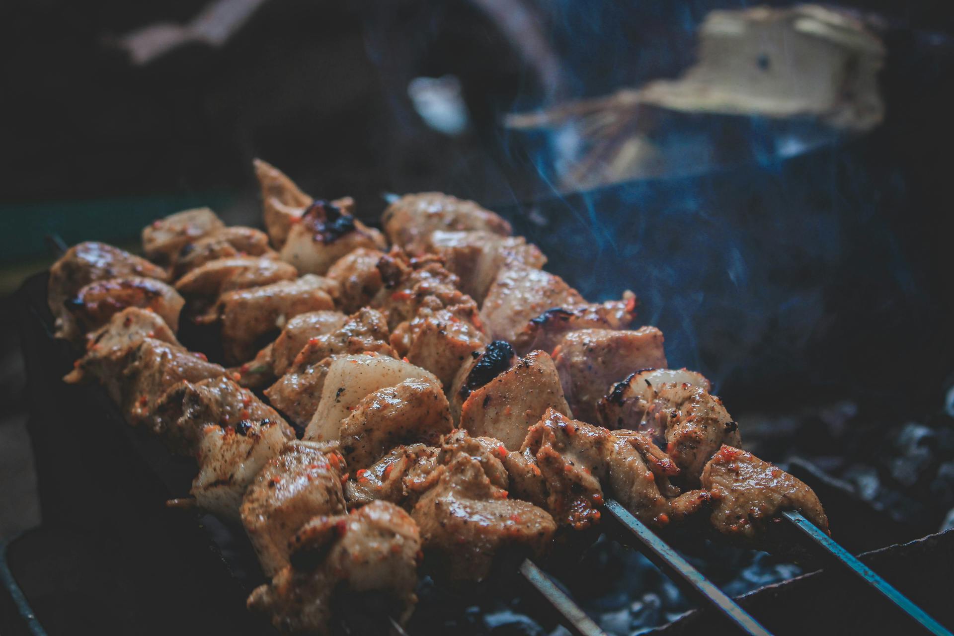 Home bbq dinner and buffet in evening desert safari dubai